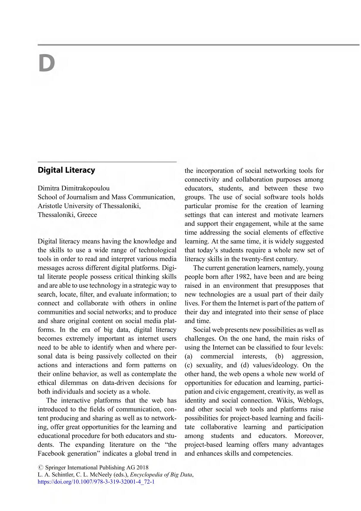 Digital Literacy