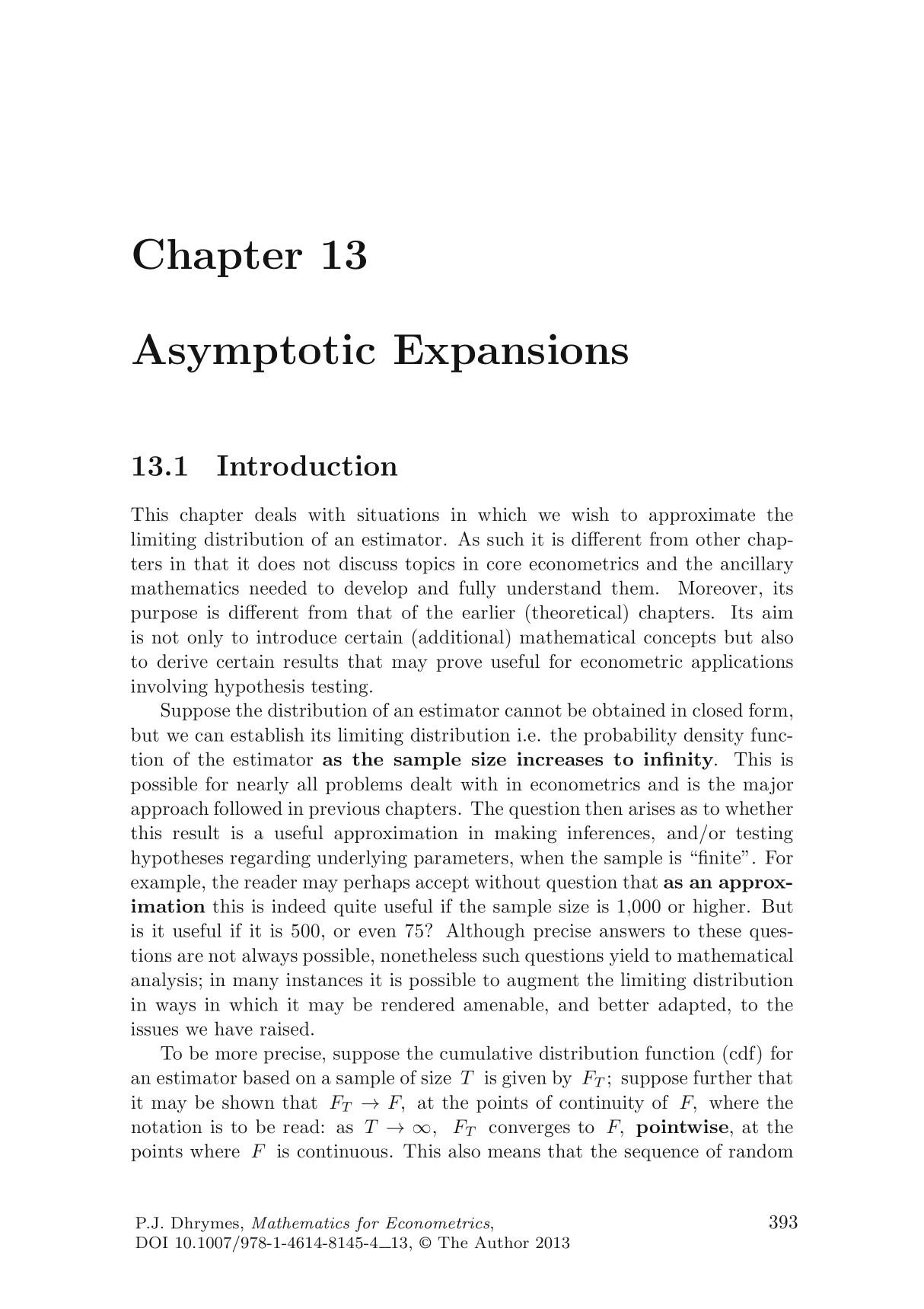 Asymptotic Expansions