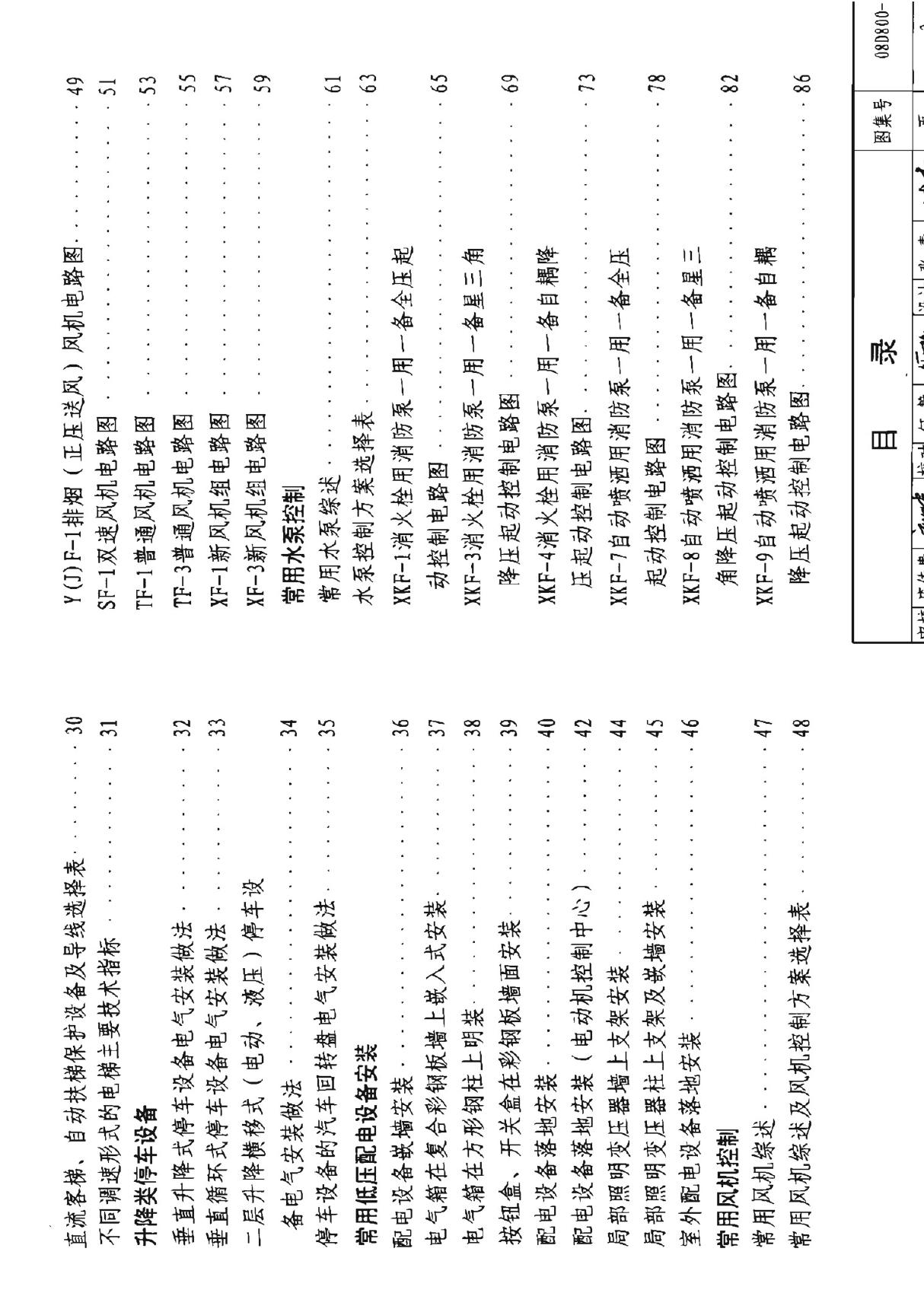 国标图集08D800-5民用建筑电气设计与施工常用电气设备安装与控制-国家建筑标准设计图集电子版下载