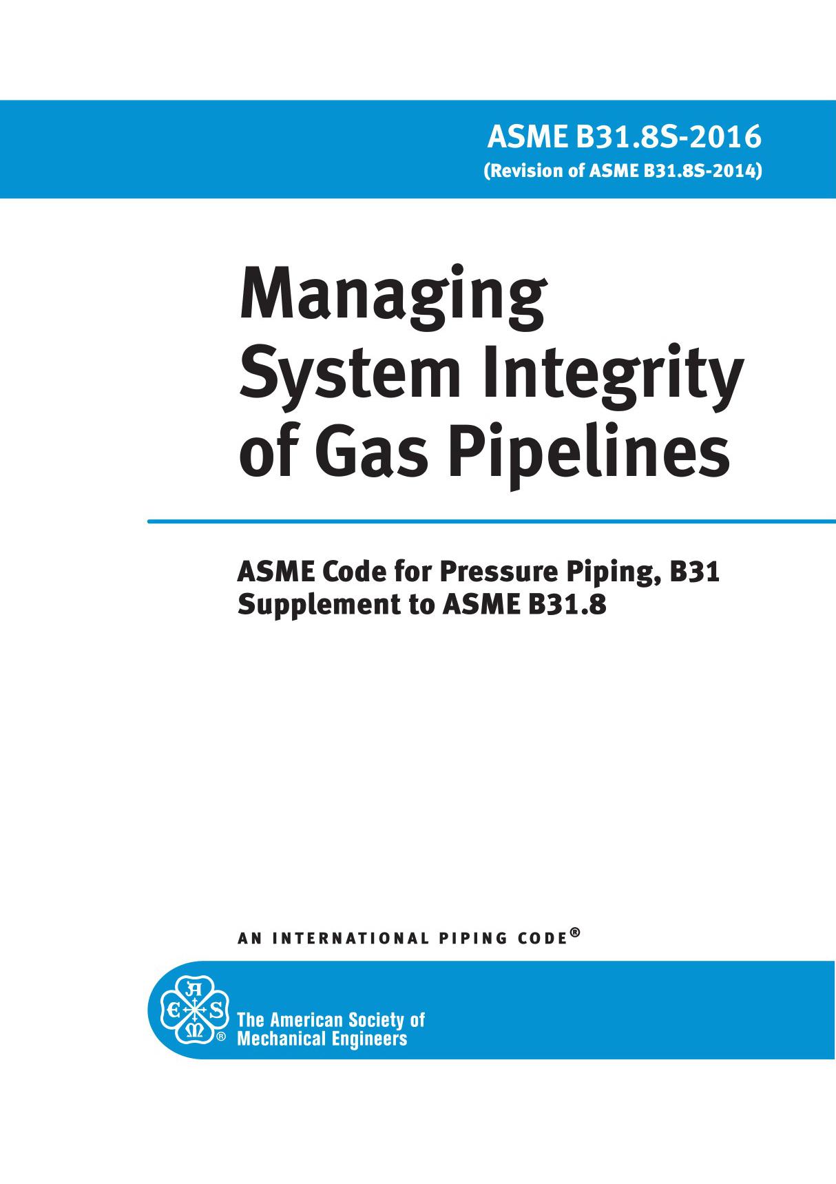 ASME B31.8S-2016