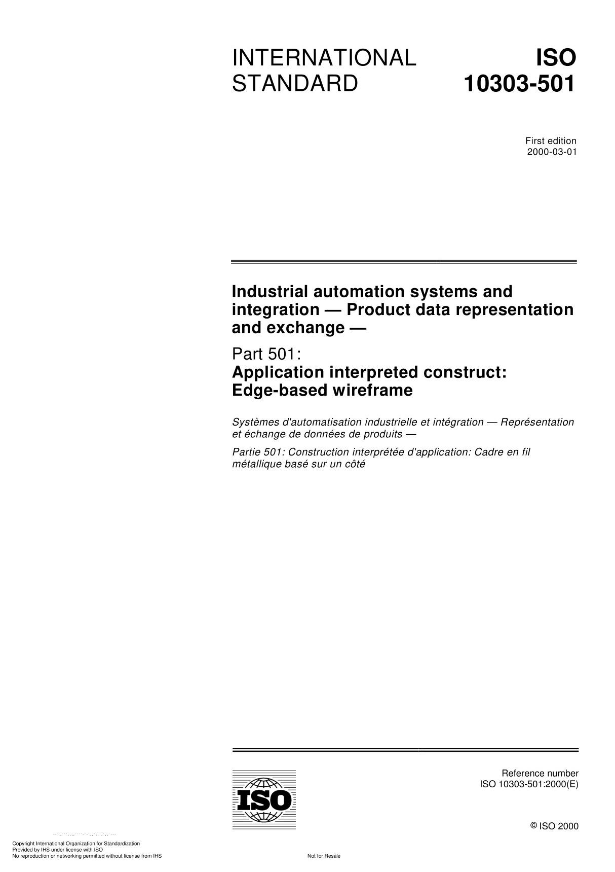 ISO 10303-501 Industrial automation systems and integration  Product data representation and exchange Technical Corrigendum