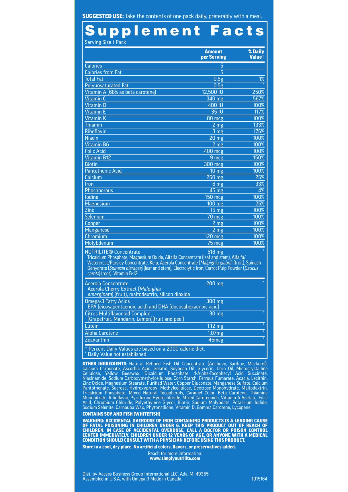 supplement facts