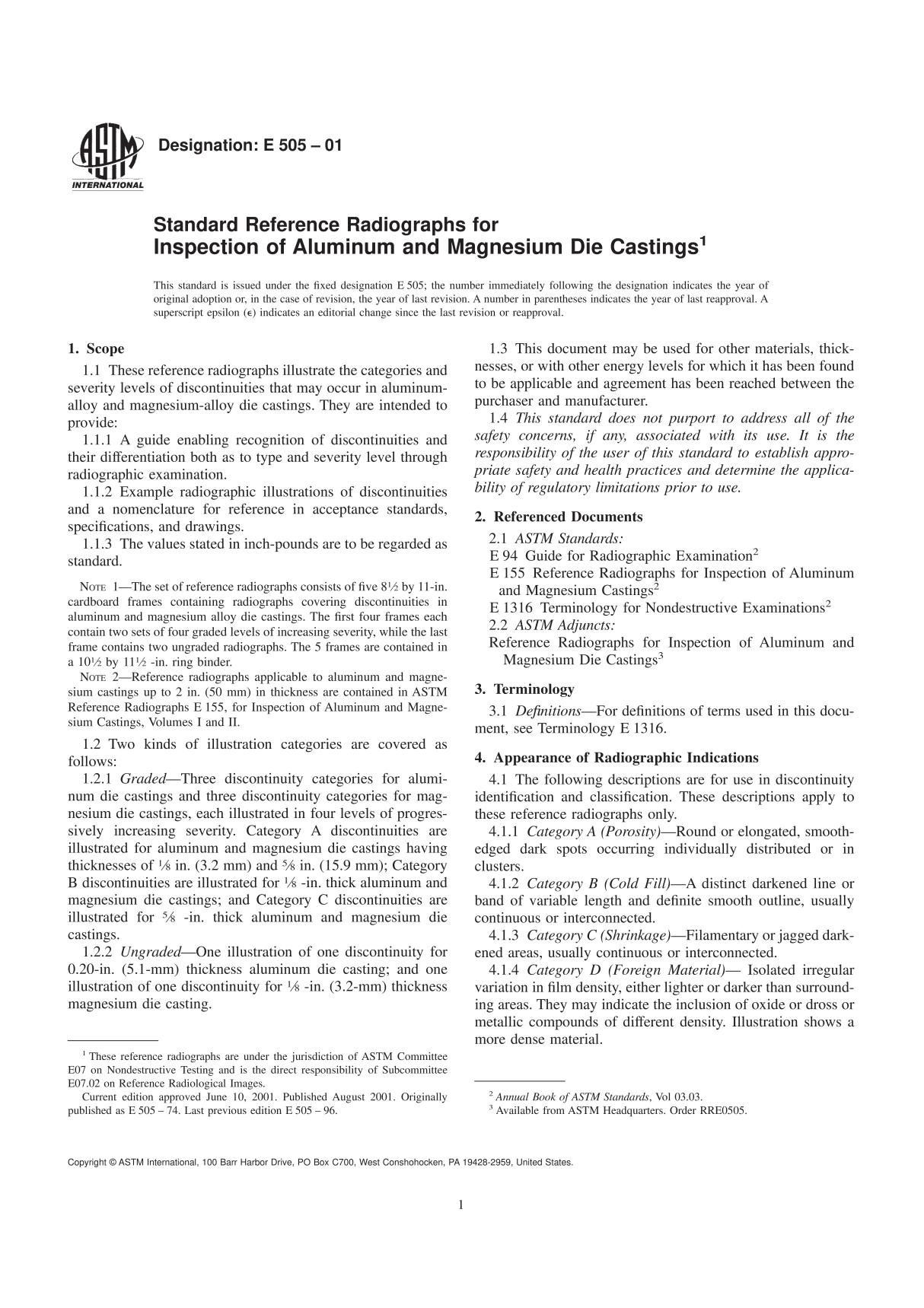 ASTM E505 - ASTM Standard美国材料与试验协会标准全文Part 1