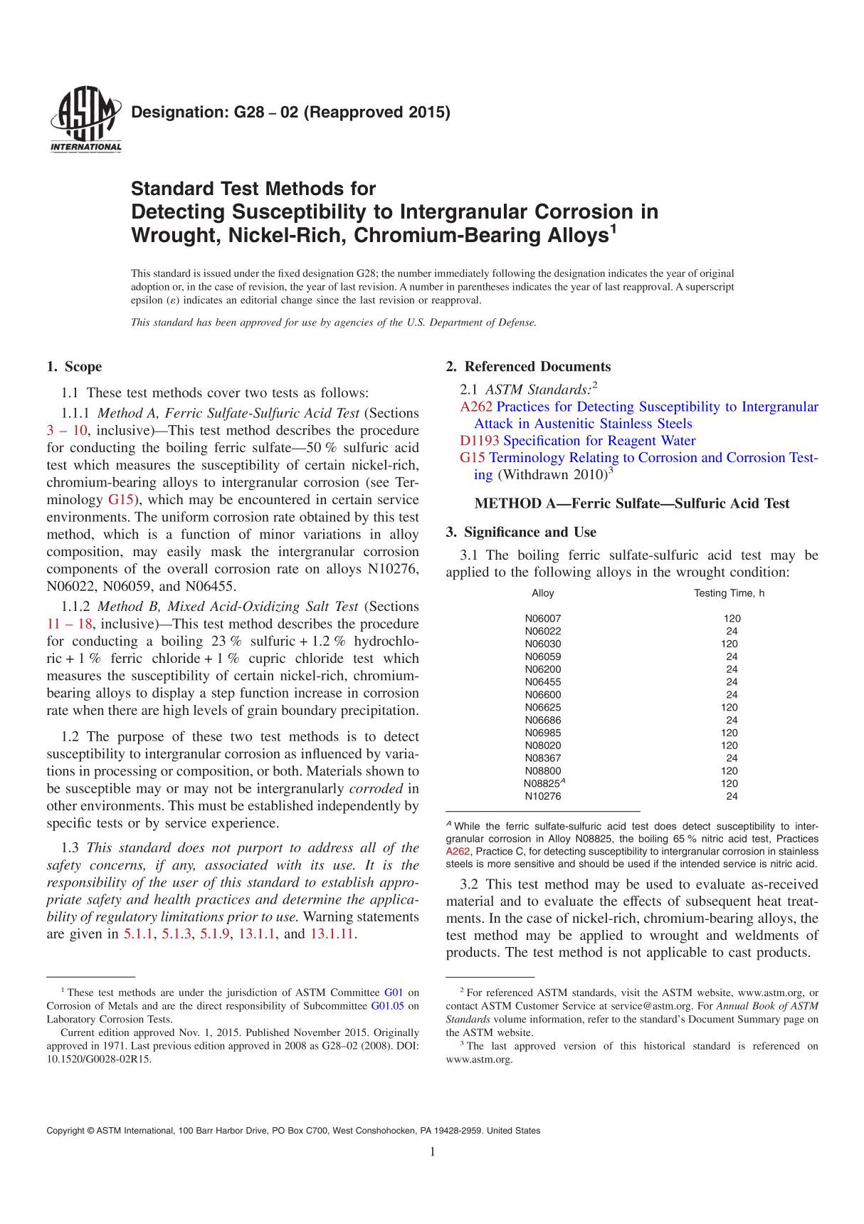 ASTM G28-2002R2015