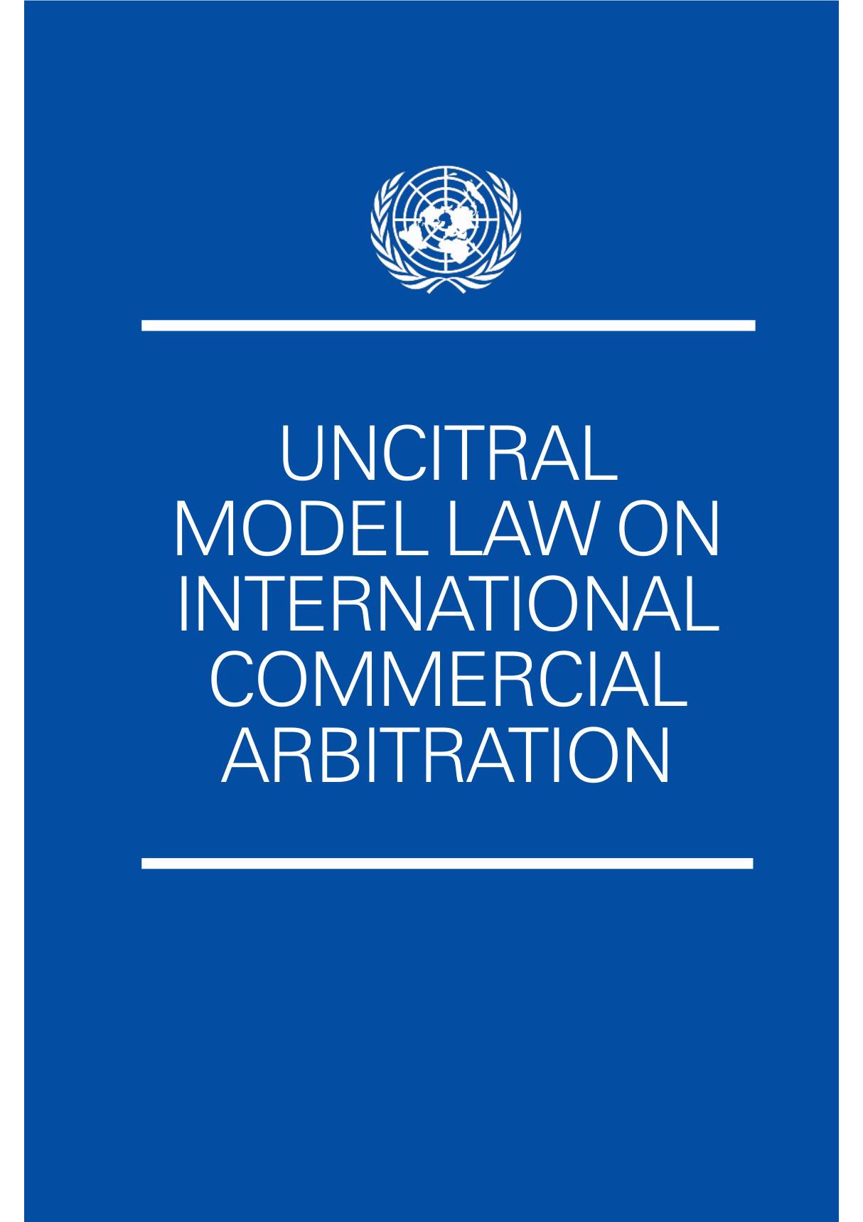 uncitral model law on international commercial aritration