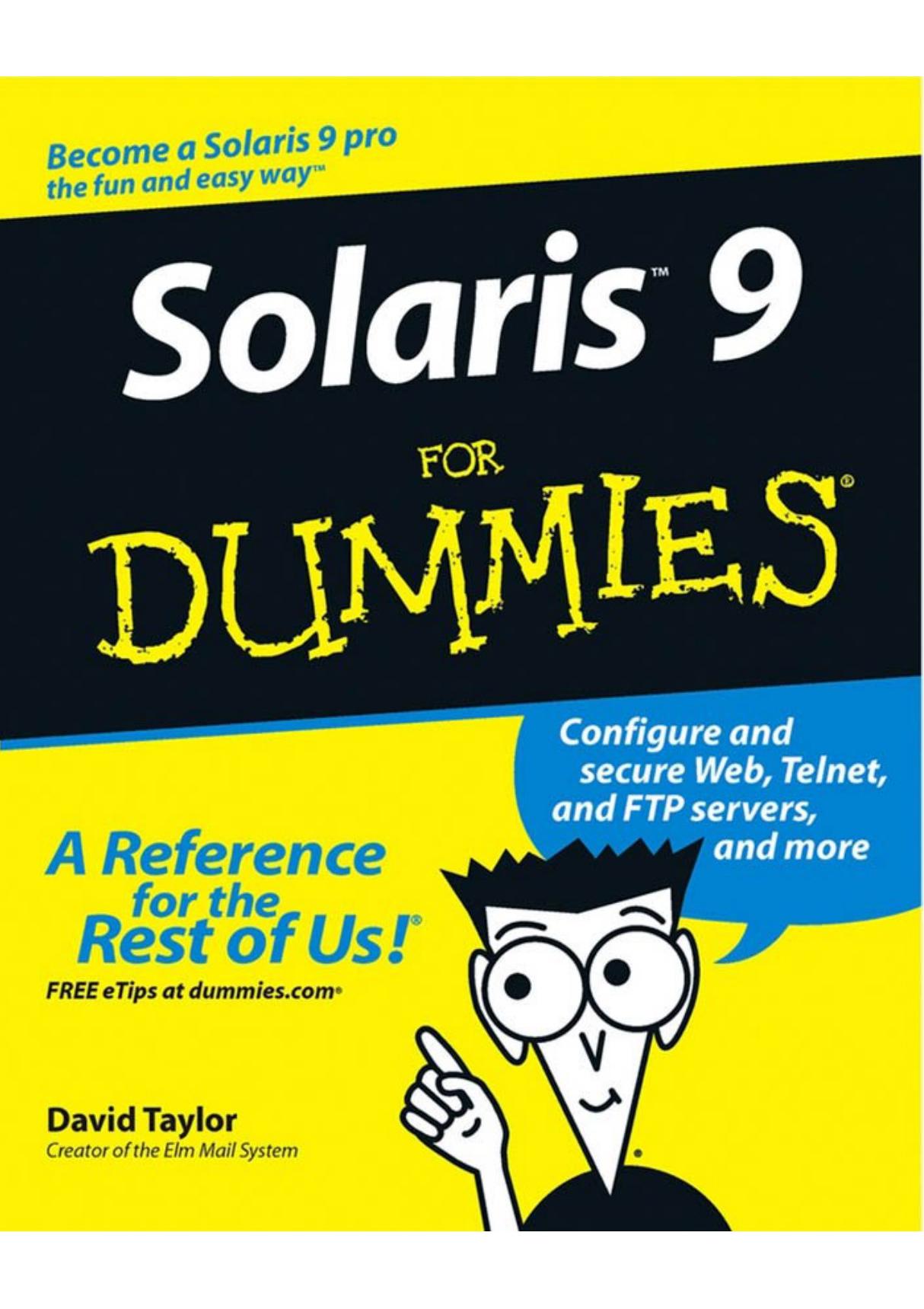 (傻瓜编程系列).Solaris.9.for.Dummies