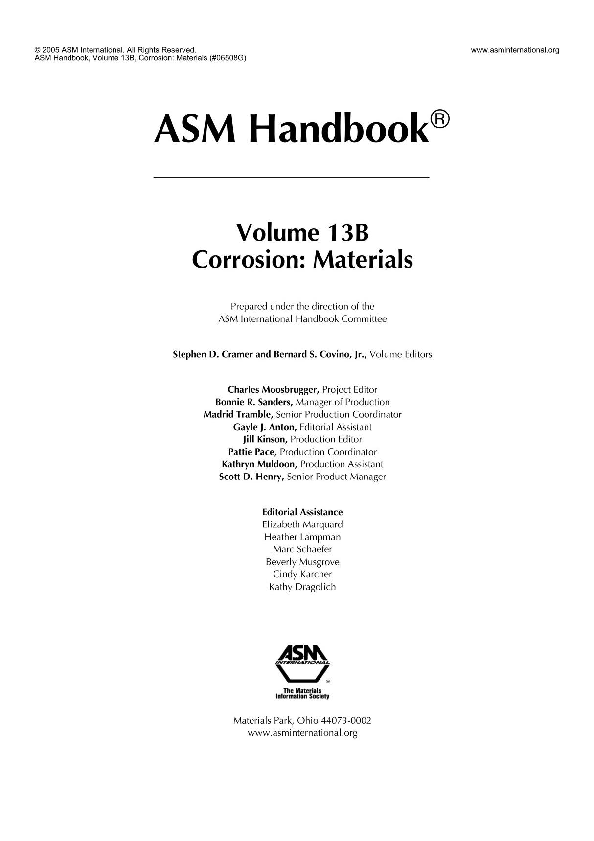 ASM Handbook