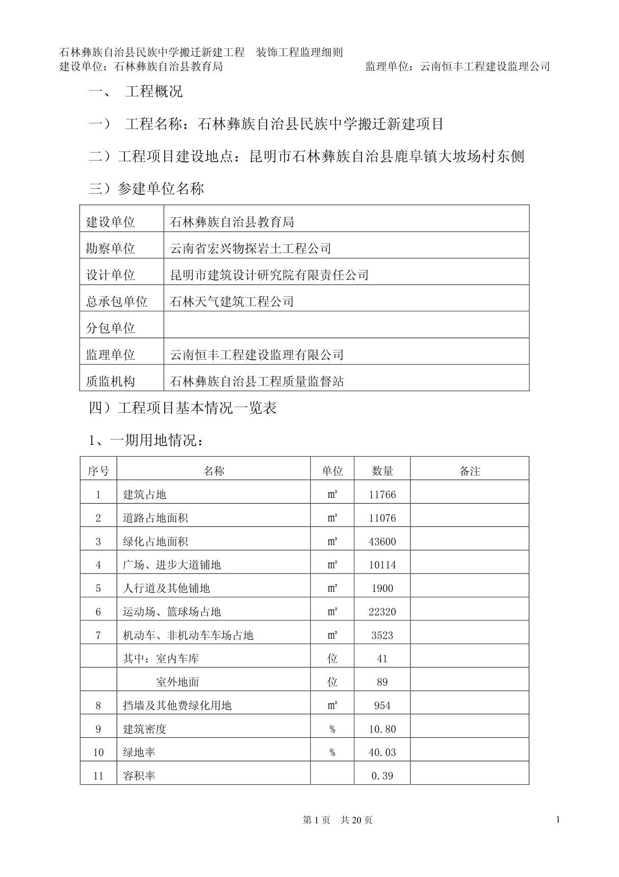 装饰工程监理细则 doc