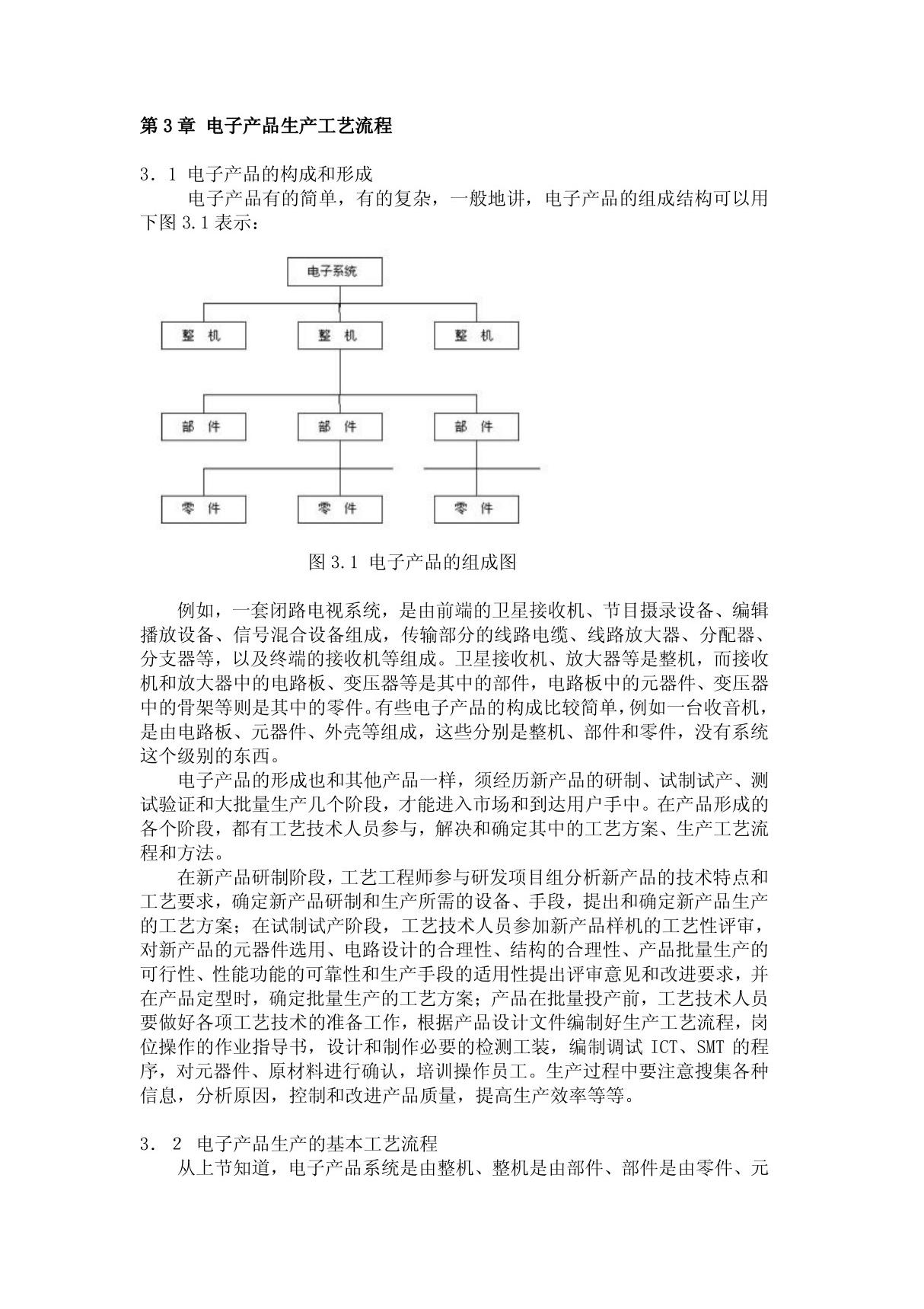 第3章 电子产品生产工艺流程