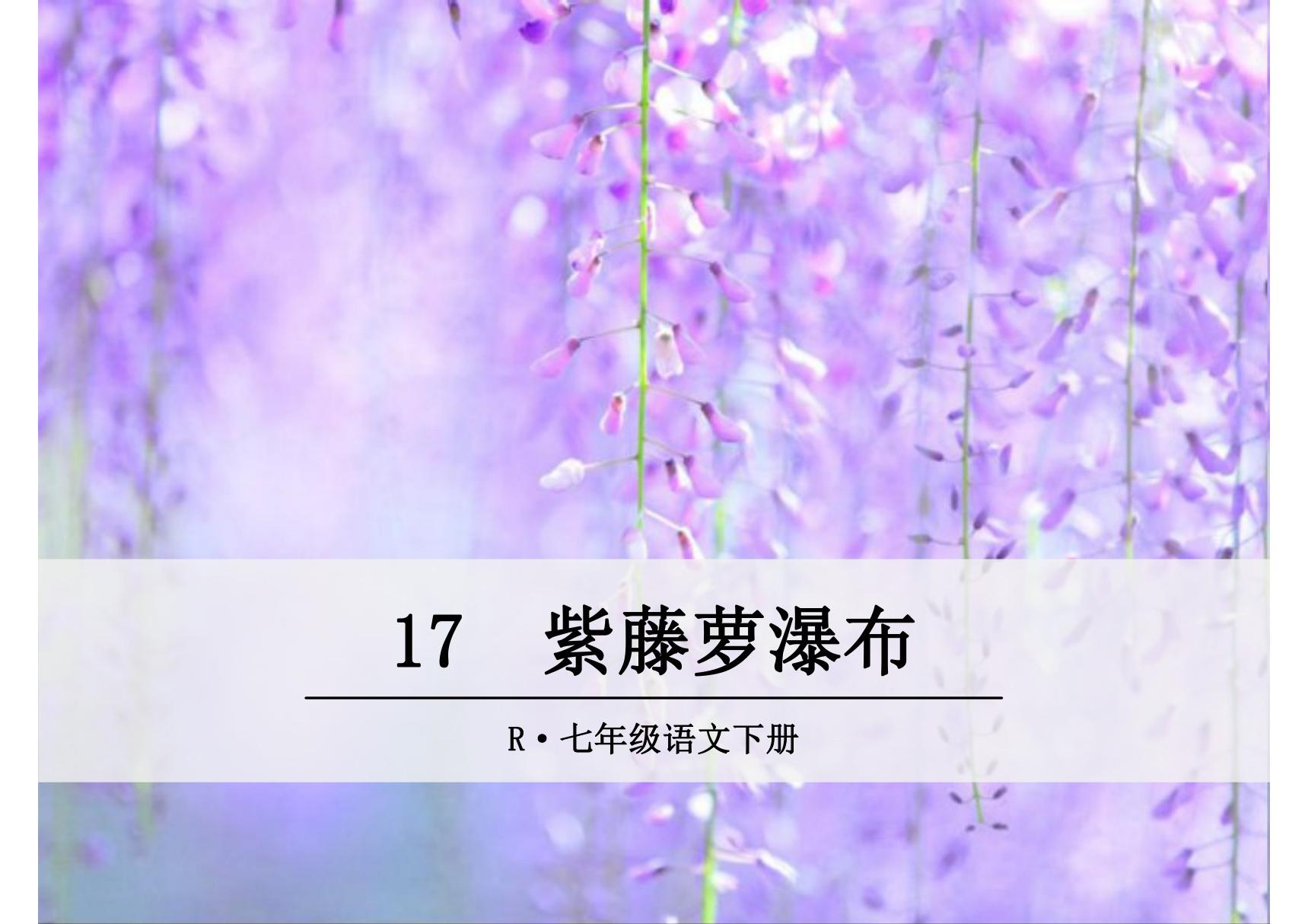 (部编版)2019年七年级语文下册 第17-18课ppt教学课件