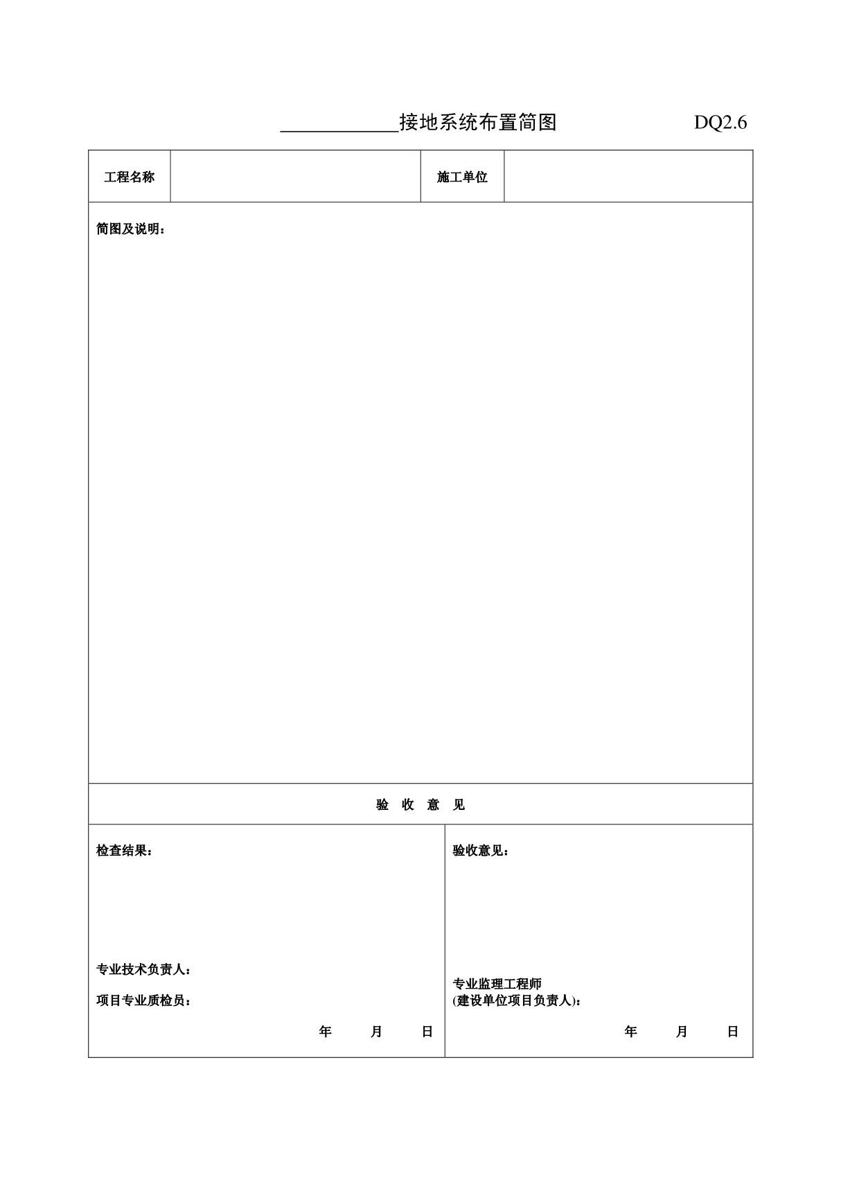 接地系统布置简图DQ2.6le