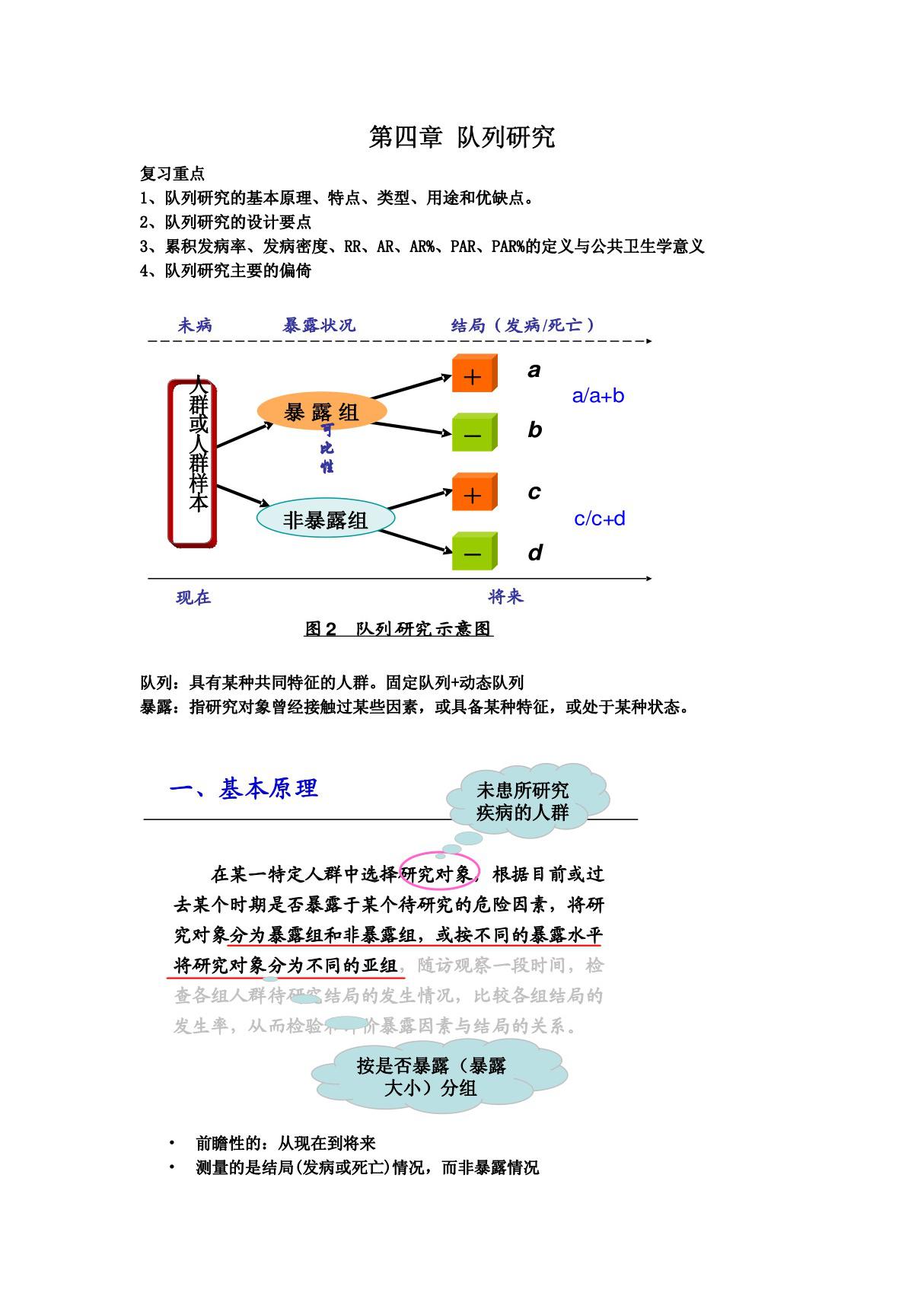 第四章 队列研究