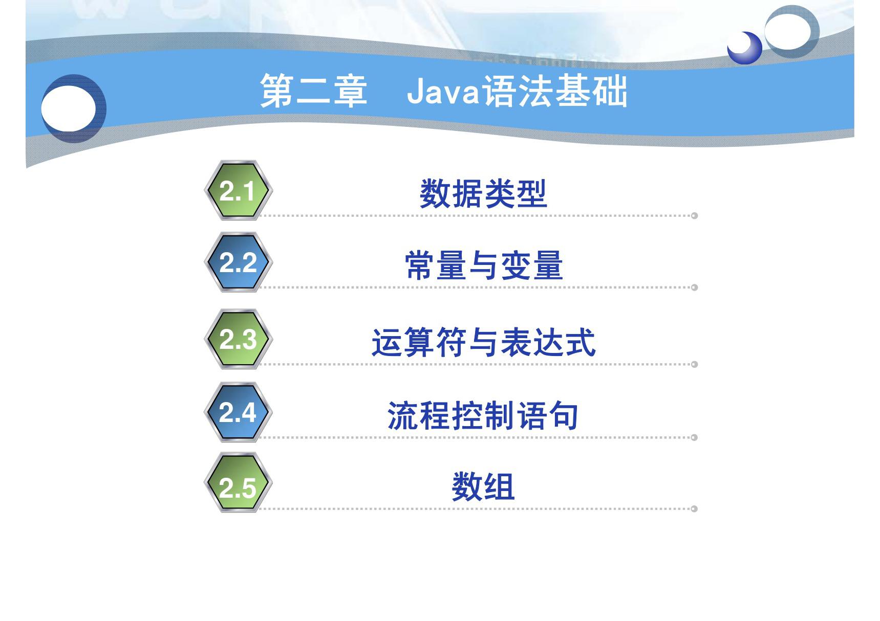 java语法基础