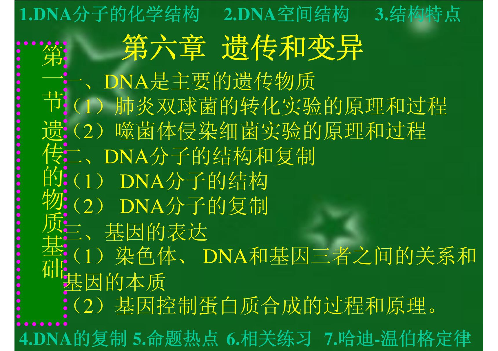 (生物课件)DNA结构和复制