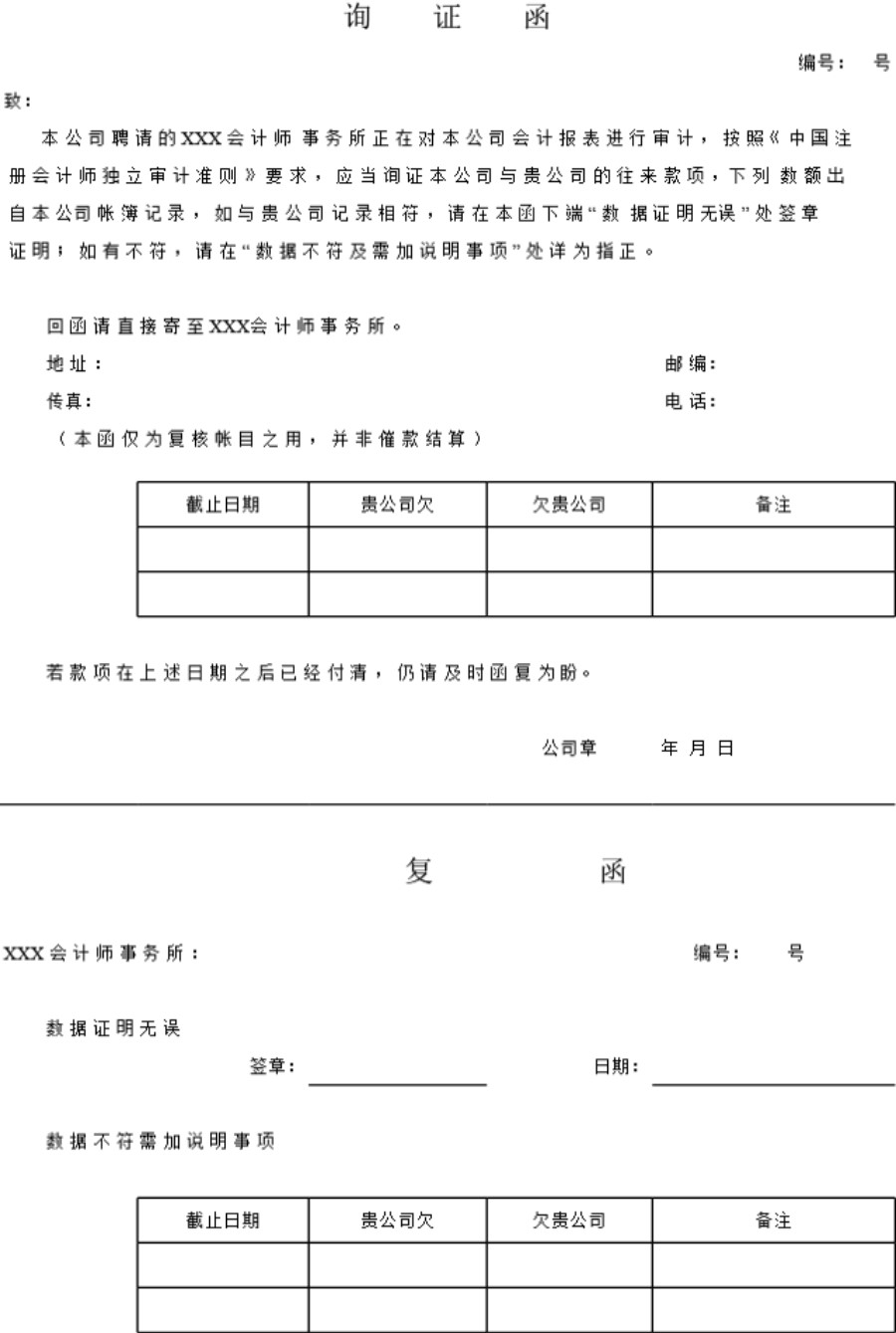 审计底稿模板C04应收账款