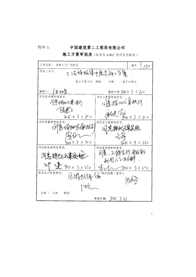 工法样板集中展示施工方案号