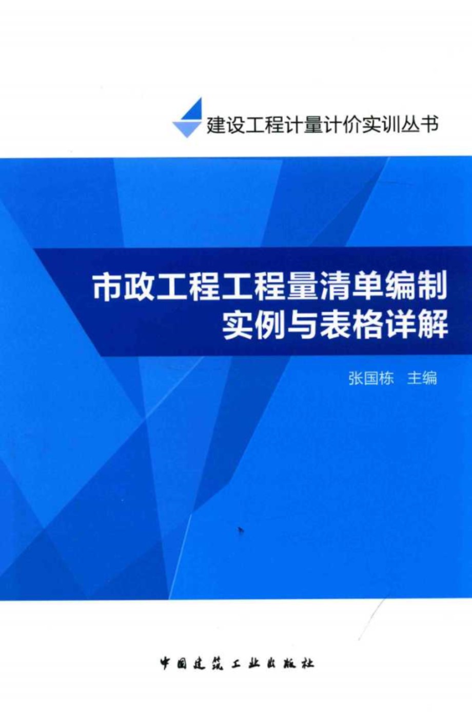 建设工程计量计价实训丛书 市政工程工程量清单编制实例与表格详解