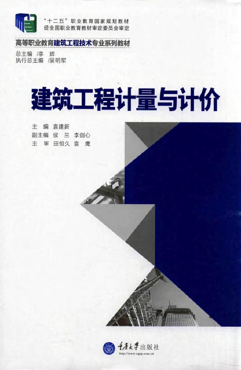 高等职业教育建筑工程技术专业系列教材 建筑工程计量与计价 袁建新 (2014版)