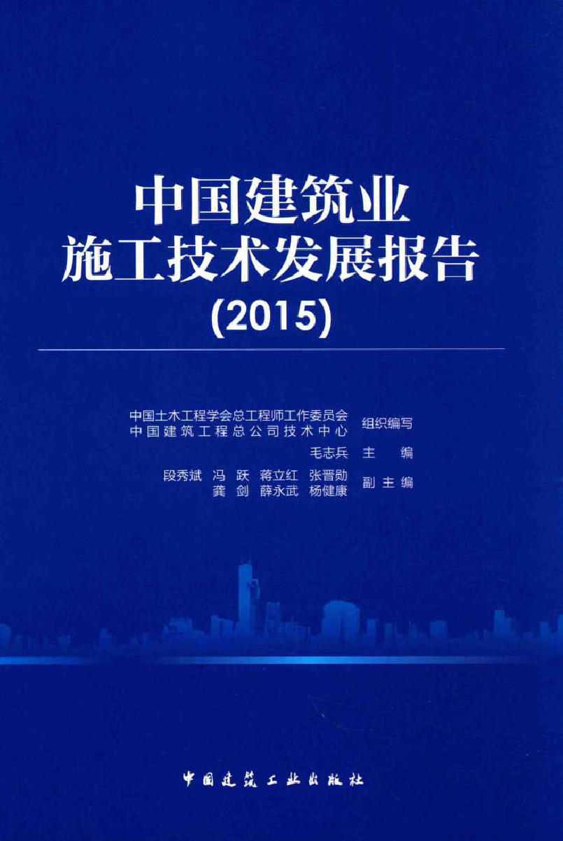 中国建筑业施工技术发展报告 2015 毛志兵 (2016版)