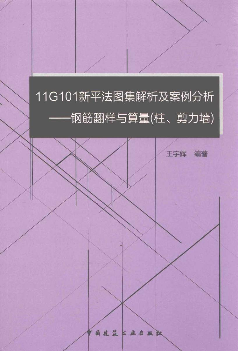 11G101新平法图集解析及案例分析 钢筋翻样与算量(柱 剪力墙) 王宁辉 编 (2016版)