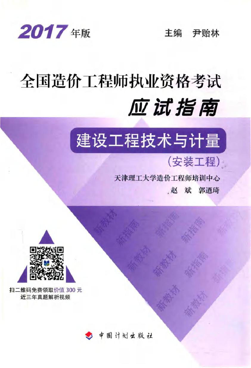 (2017版)全国造价工程师执业资格考试应试指南 建设工程技术与计量(安装工程) 第13版 赵斌，郭琦 编 (2017版)