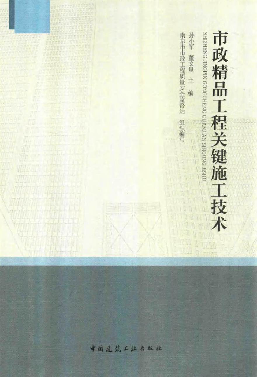 市政精品工程关键施工技术 孙小军，董文量 (2016版)