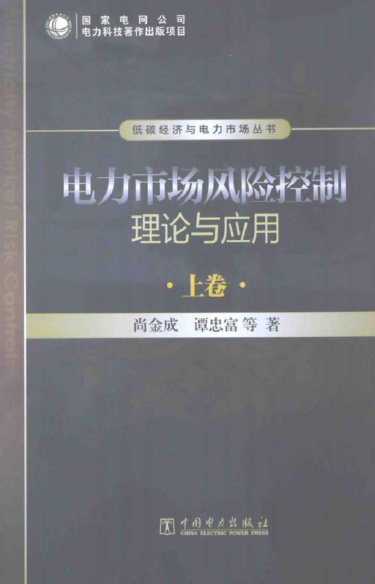 电力市场风险控制理论与应用 上卷