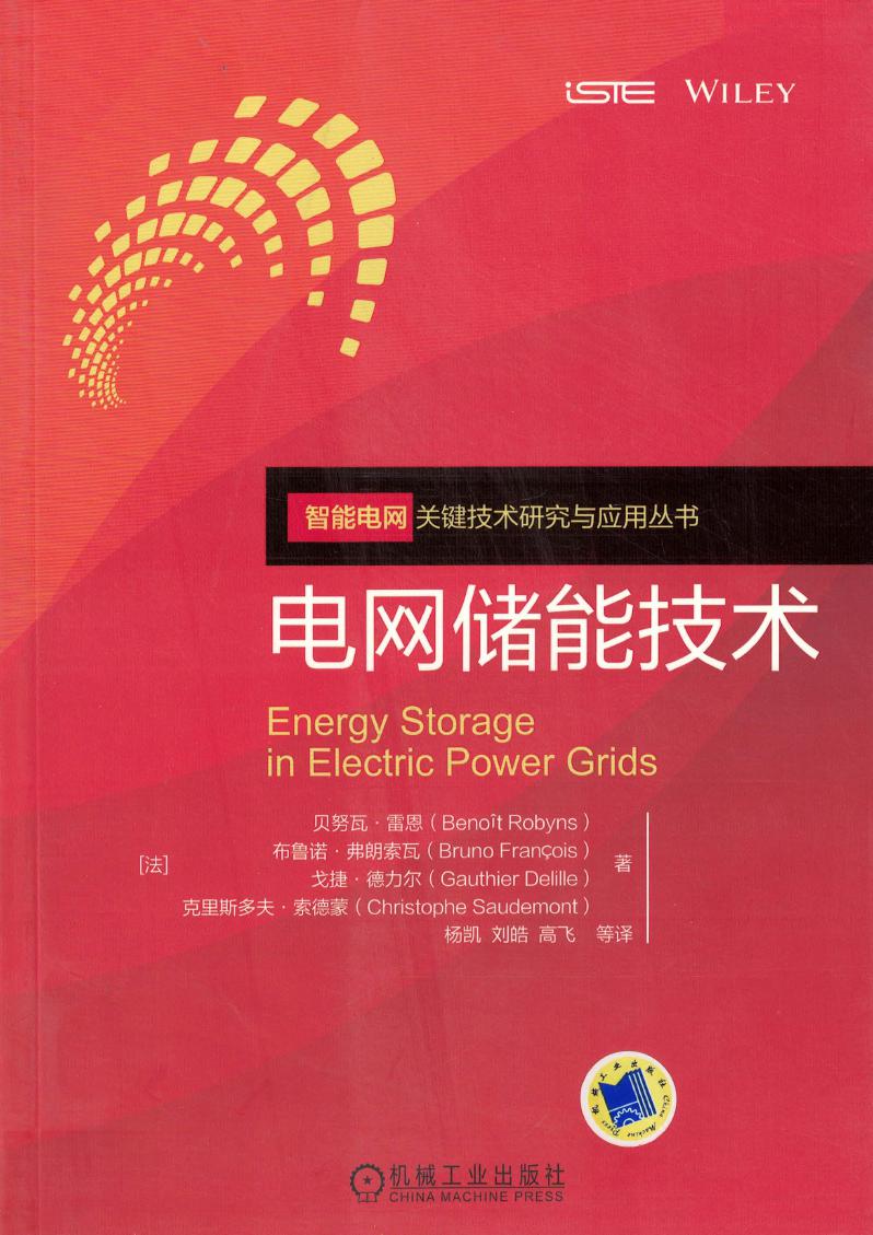 智能电网关键技术研究与应用丛书 电网储能技术 高清可编辑文字版