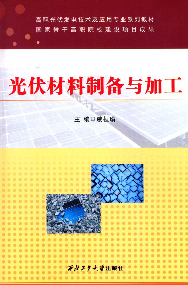 高职光伏发电技术及应用专业系列教材 光伏材料制备与加工 戚桓瑜 (2015版)