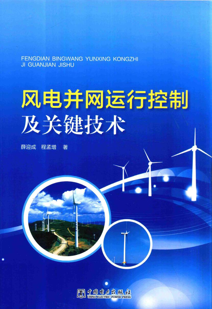 风电并网运行控制及关键技术 薛迎成，程孟增 著 (2015版)