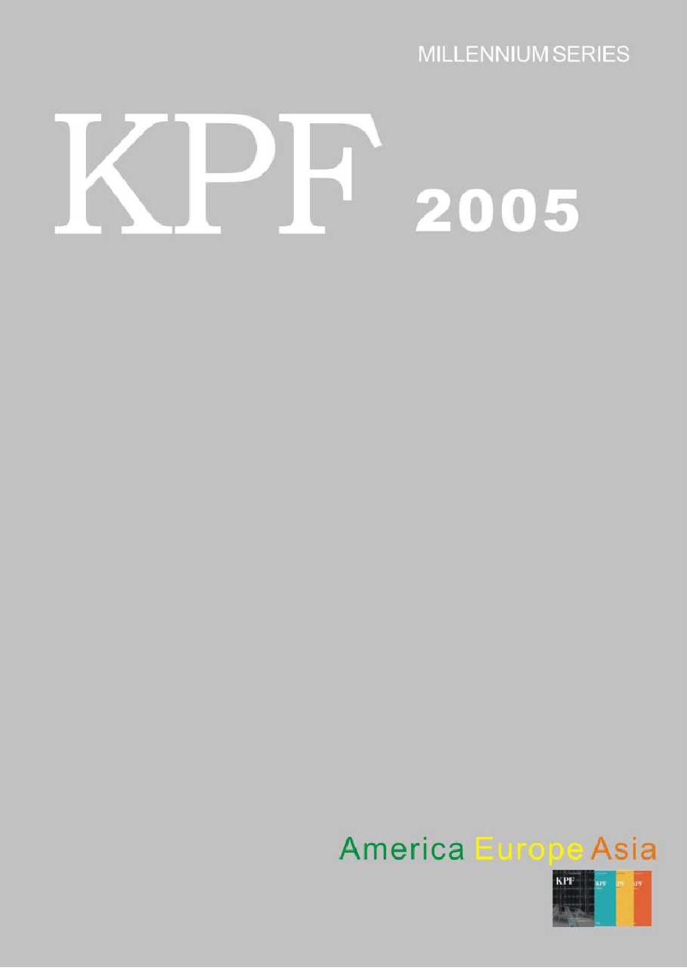 KPF建筑事务所 KPF作品集 建筑设计 第一册