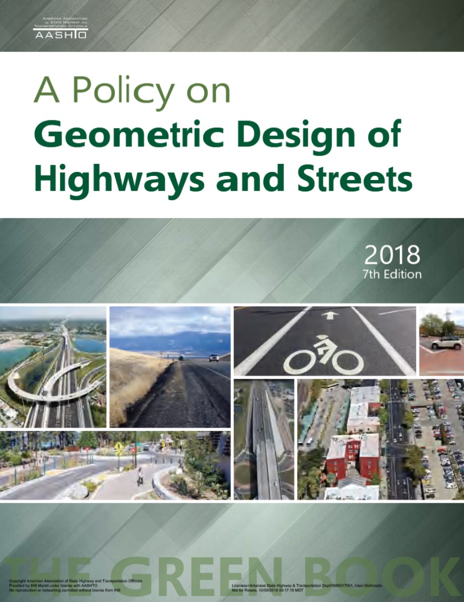 2018版绿皮书A Policy on Geometric Design of Highways and Streets