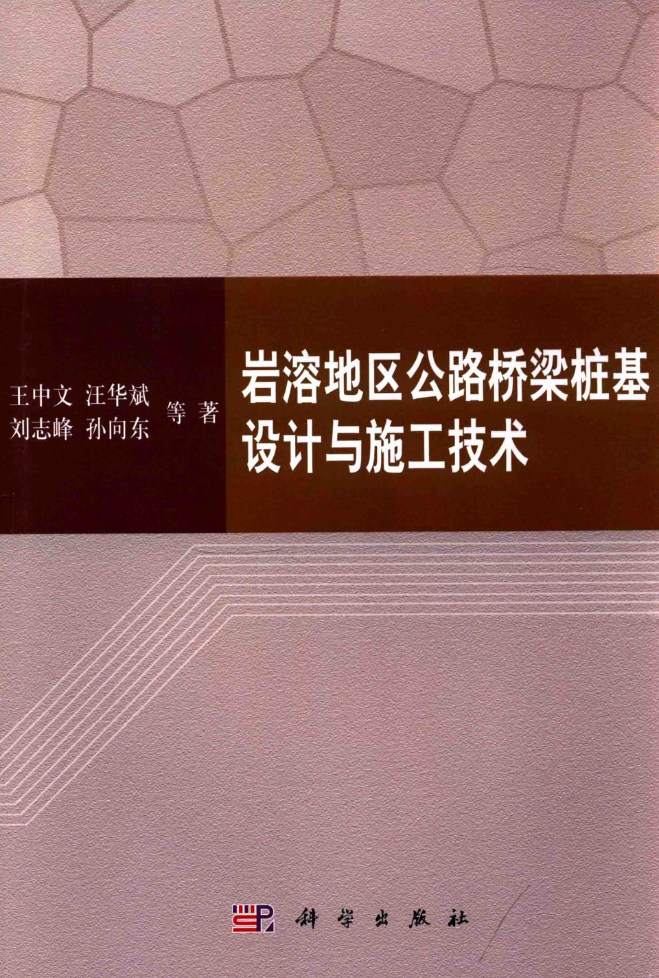 岩溶地区公路桥梁桩基设计与施工技术 王中文、汪华斌、刘志峰、孙向东