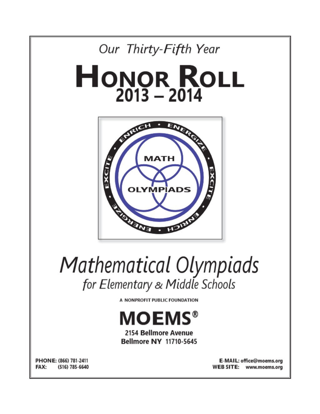 Mathematical Olympiads  Math Olympiad for Elementary Schools