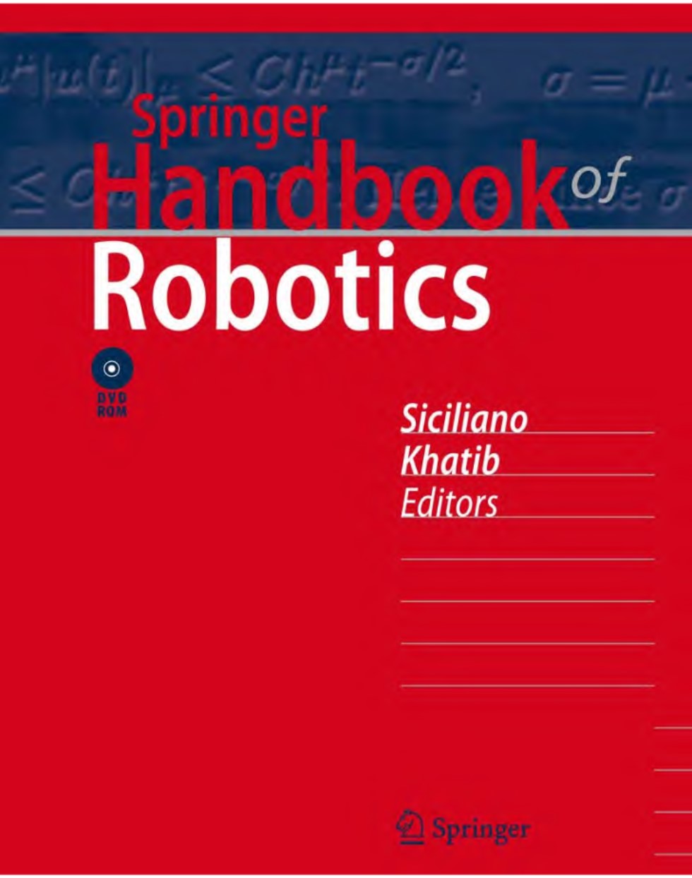 Sprnger机器人手册 Springer Handbook of RobotICS