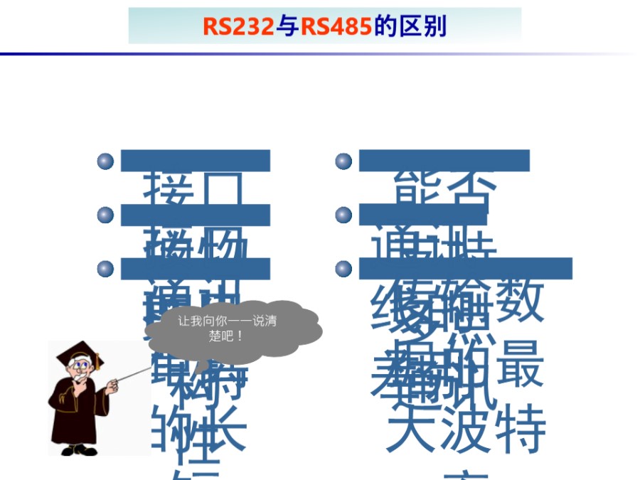 RS232与RS485的区别