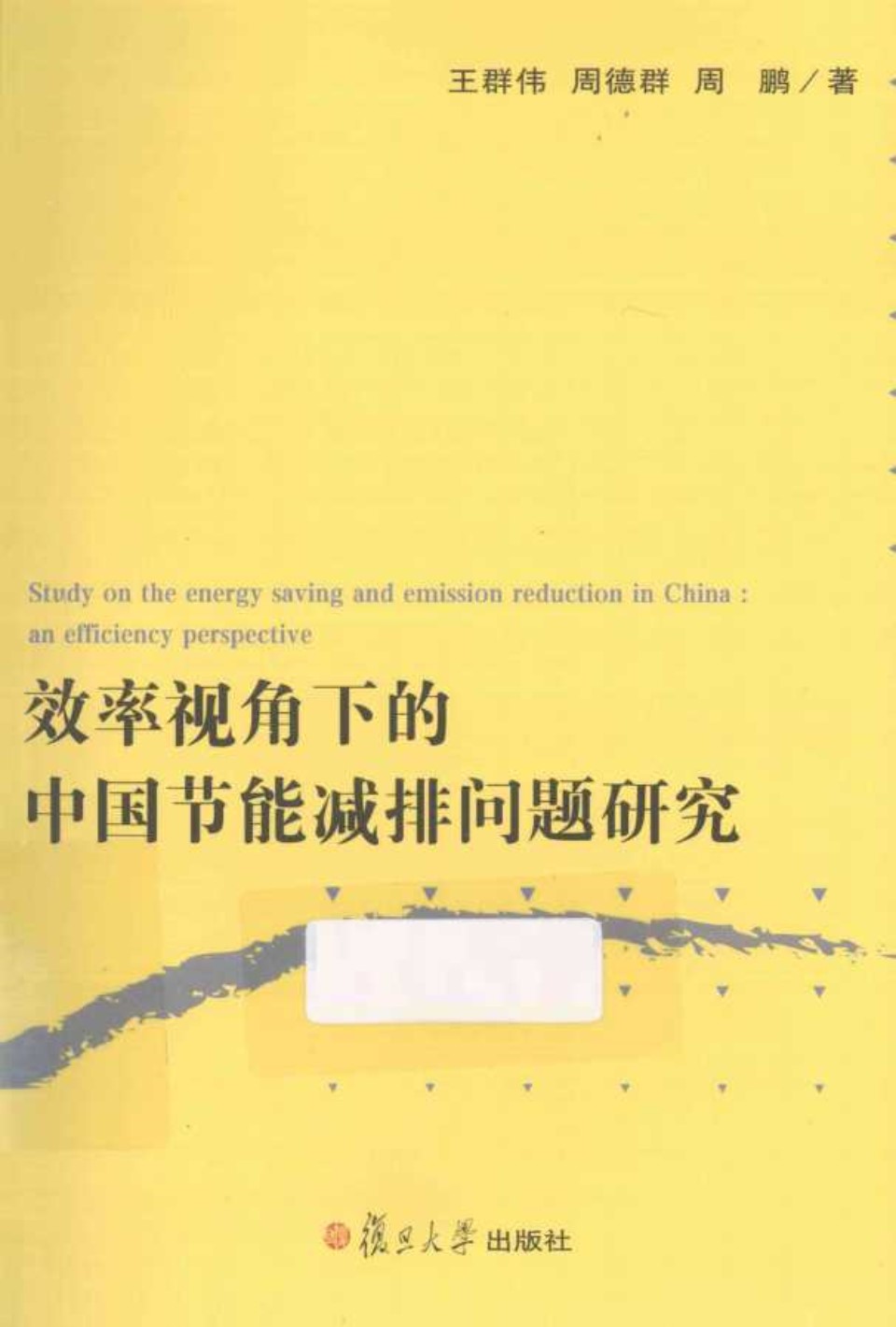 效率视角下的中国节能减排问题研究 (王群伟，周德群，周鹏)(2013版)