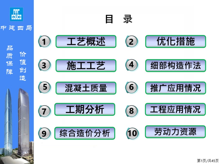 中建四局铝合金模板优化及施工技术(共44页)