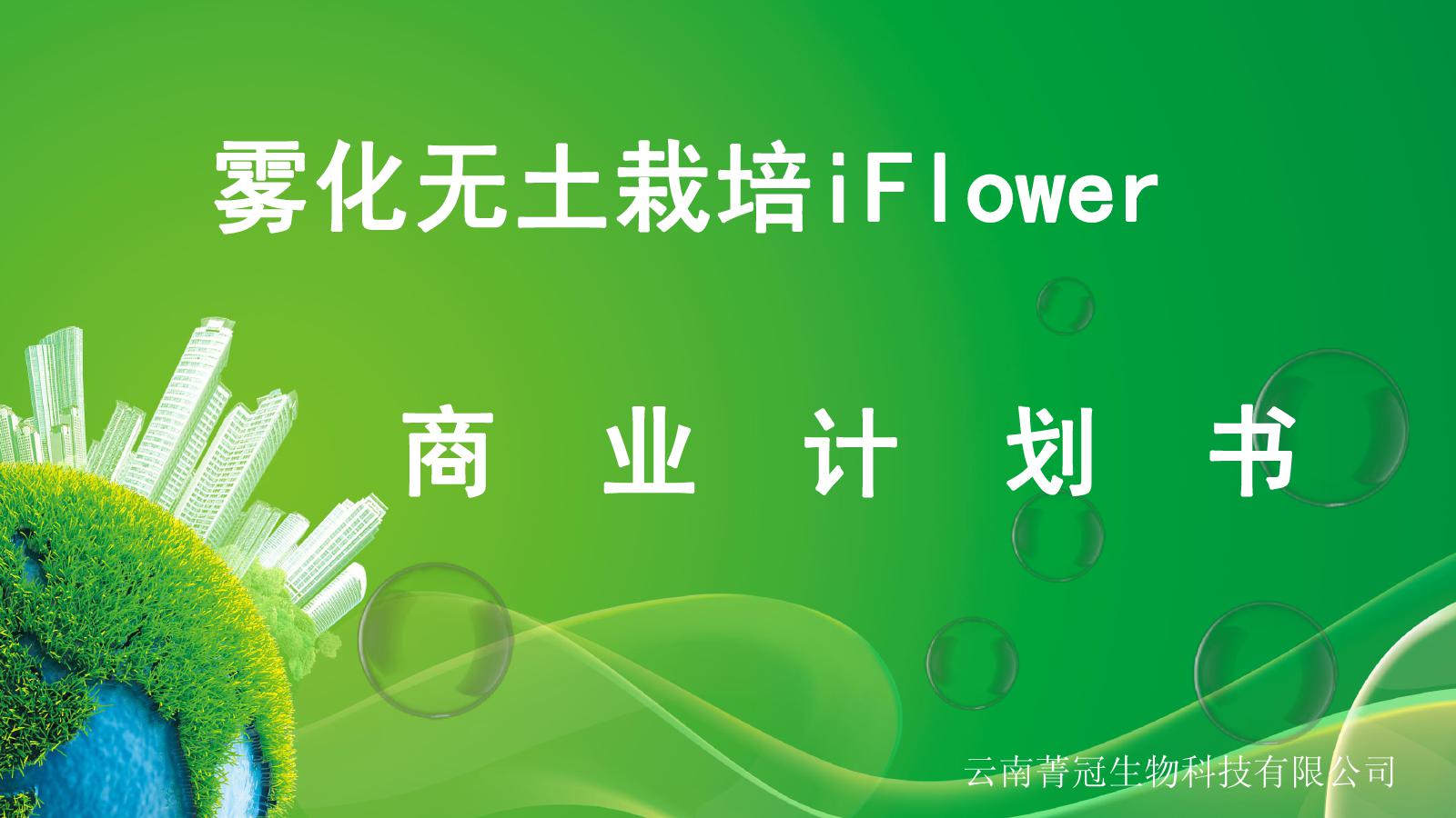 雾化无土栽培iFlower.商业计划书