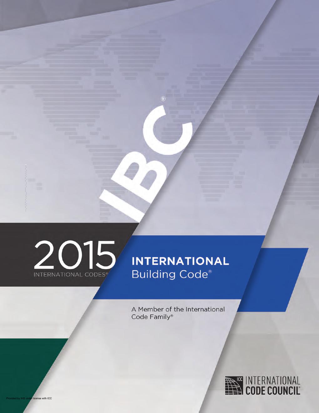 2015 IBC INTERNATIONAL Building Code