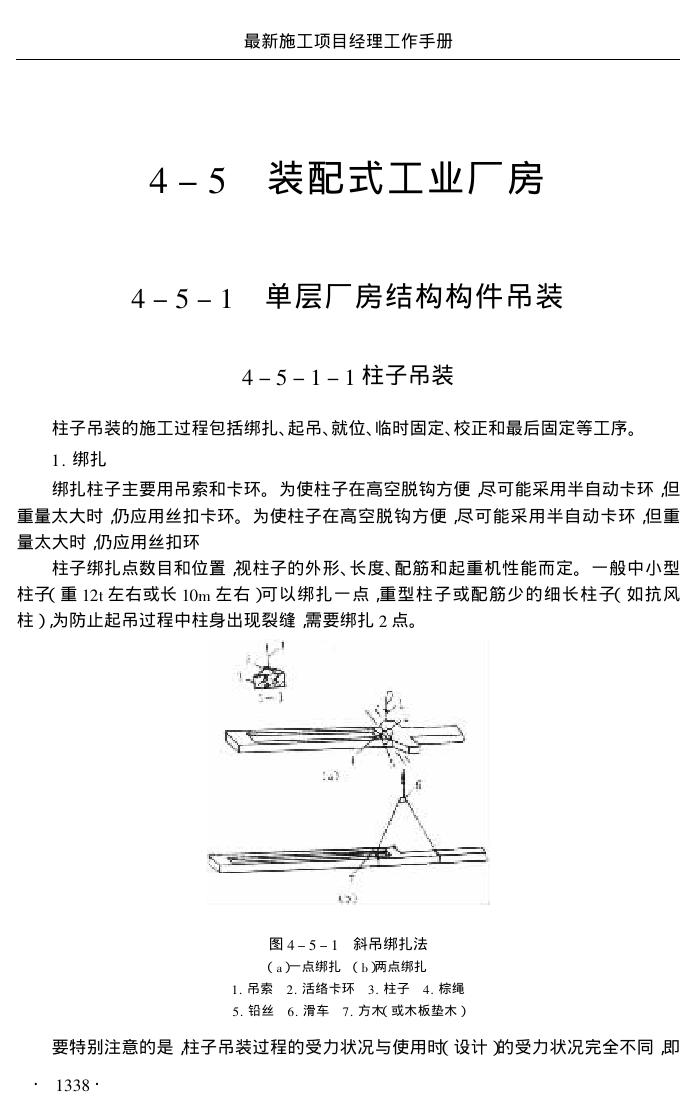 施工项目经理工作手册4-5装配式工业厂房